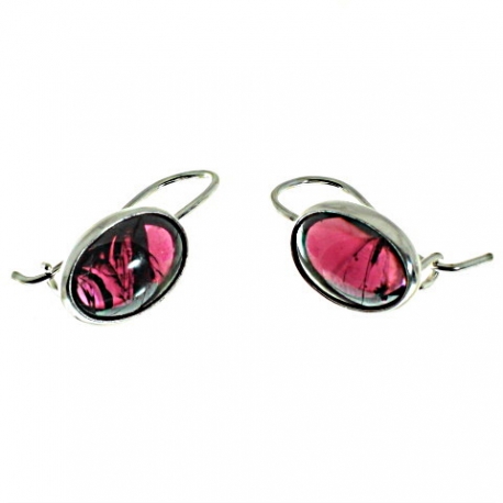 PENDIENTES GRANATE