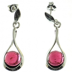 PENDIENTES GRANATE