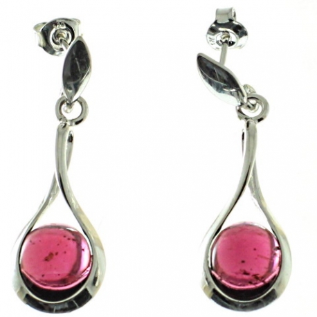PENDIENTES GRANATE