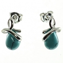 PENDIENTES TURQUESA