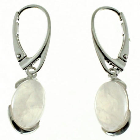 PENDIENTES CUARZO ROSA