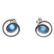 PENDIENTES ÁGATA AZUL