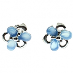 PENDIENTES ÁGATA AZUL