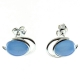 PENDIENTES ÁGATA AZUL