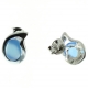 PENDIENTES ÁGATA AZUL