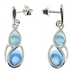 PENDIENTES ÁGATA AZUL