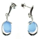 PENDIENTES ÁGATA AZUL