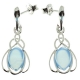 PENDIENTES ÁGATA AZUL