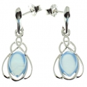 PENDIENTES ÁGATA AZUL