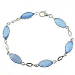 PULSERA ÁGATA AZUL