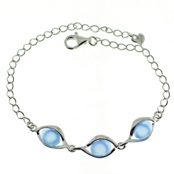 PULSERA ÁGATA AZUL
