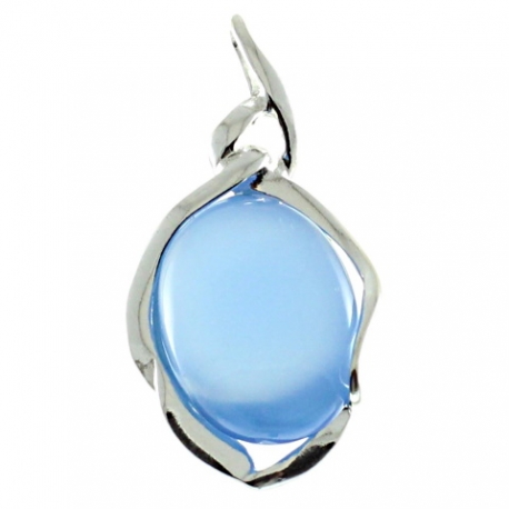 COLGANTE ÁGATA AZUL