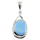 COLGANTE ÁGATA AZUL