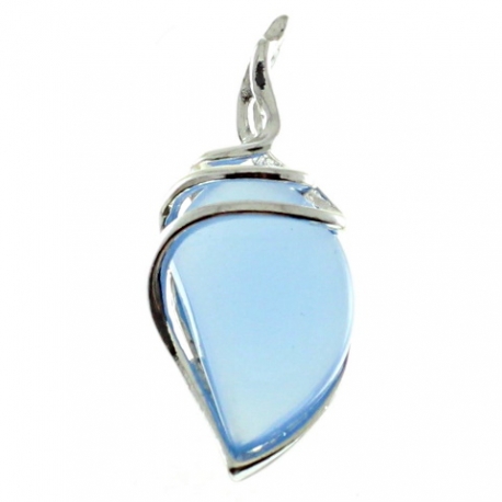 COLGANTE ÁGATA AZUL