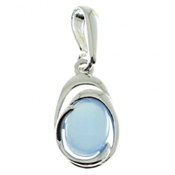 COLGANTE ÁGATA AZUL