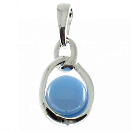 COLGANTE ÁGATA AZUL