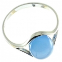 ANILLO ÁGATA AZUL.