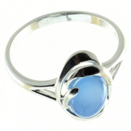 ANILLO ÁGATA AZUL