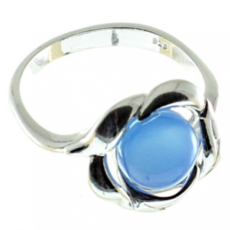 ANILLO ÁGATA AZUL