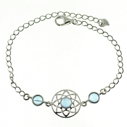 PULSERA ÁGATA AZUL