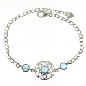 PULSERA ÁGATA AZUL