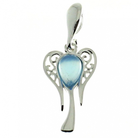 COLGANTE ÁGATA AZUL