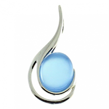 COLGANTE ÁGATA AZUL
