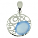 COLGANTE ÁGATA AZUL
