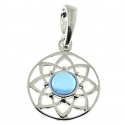 COLGANTE ÁGATA AZUL