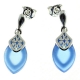 PENDIENTES ÁGATA AZUL
