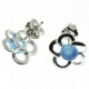 PENDIENTES ÁGATA AZUL
