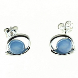PENDIENTES ÁGATA AZUL