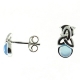 PENDIENTES ÁGATA AZUL