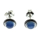 PENDIENTES ÁGATA AZUL