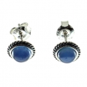 PENDIENTES ÁGATA AZUL