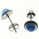 PENDIENTES ÁGATA AZUL