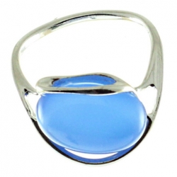 ANILLO ÁGATA AZUL