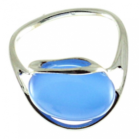 ANILLO ÁGATA AZUL