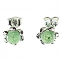 PENDIENTES AVENTURINA VERDE