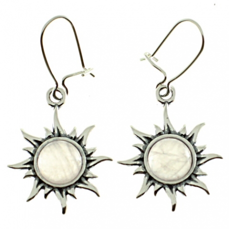 PENDIENTES CUARZO ROSA