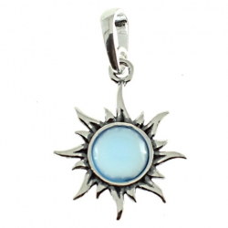 COLGANTE ÁGATA AZUL
