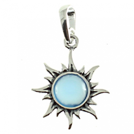 COLGANTE ÁGATA AZUL