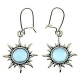 PENDIENTES ÁGATA AZUL