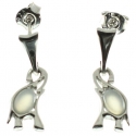 Pendientes piedra luna