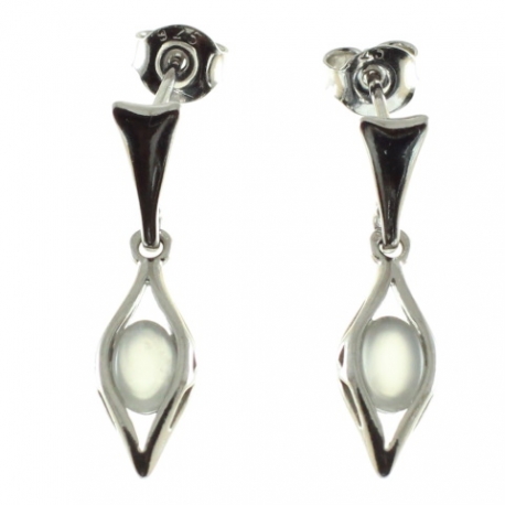 Pendientes de piedra luna