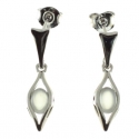 Pendientes piedra luna