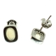 Pendientes piedra luna