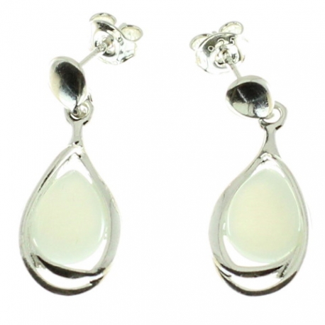 Pendientes piedra luna