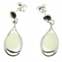 Pendientes piedra luna