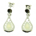 Pendientes piedra luna